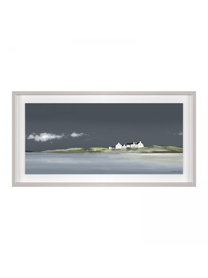 Art Marketing Grey True Blue framed wall art (British brand)