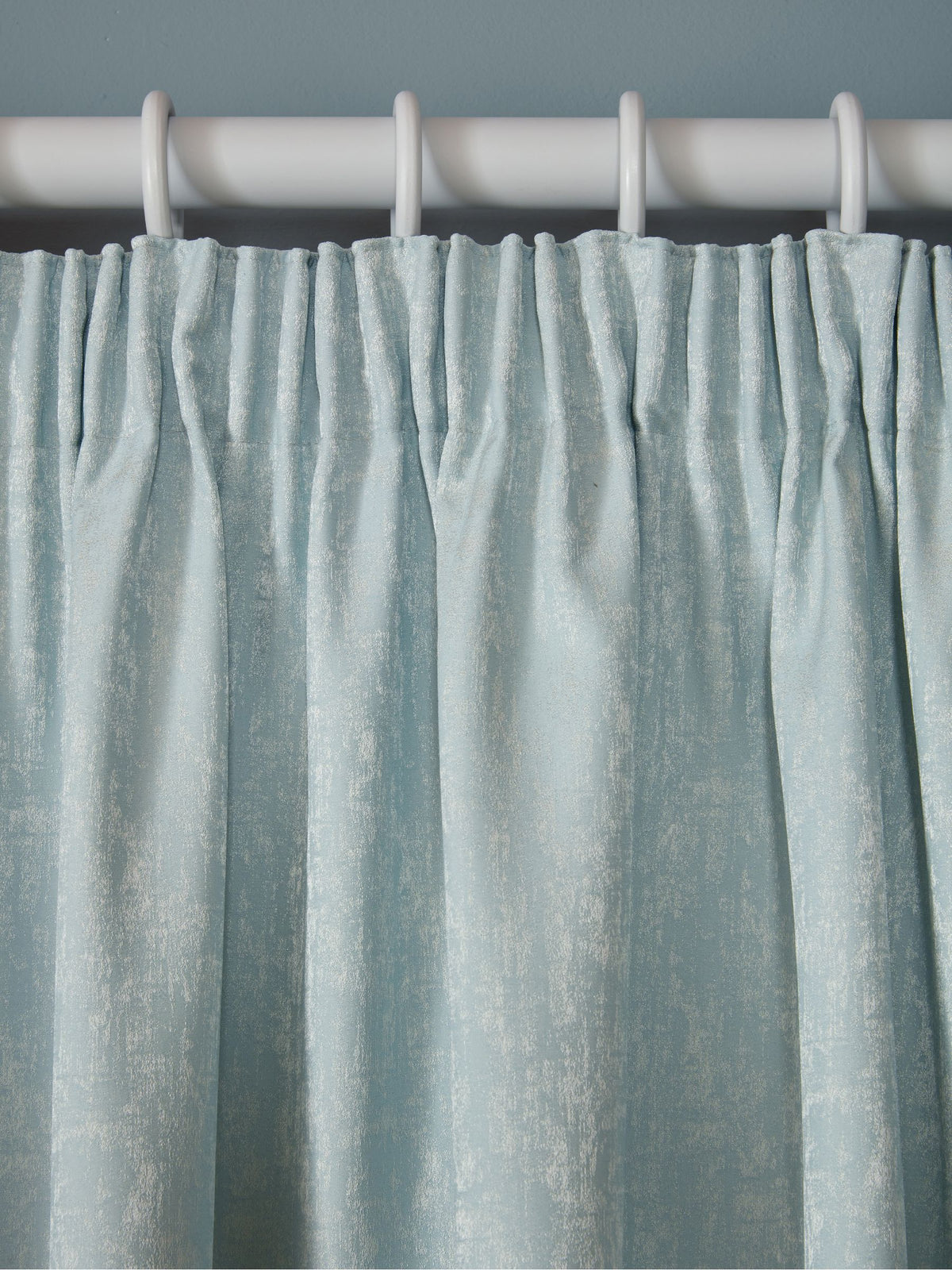Laura Ashley Blue Whinfell Headertape curtains 163x137cm (British brand)