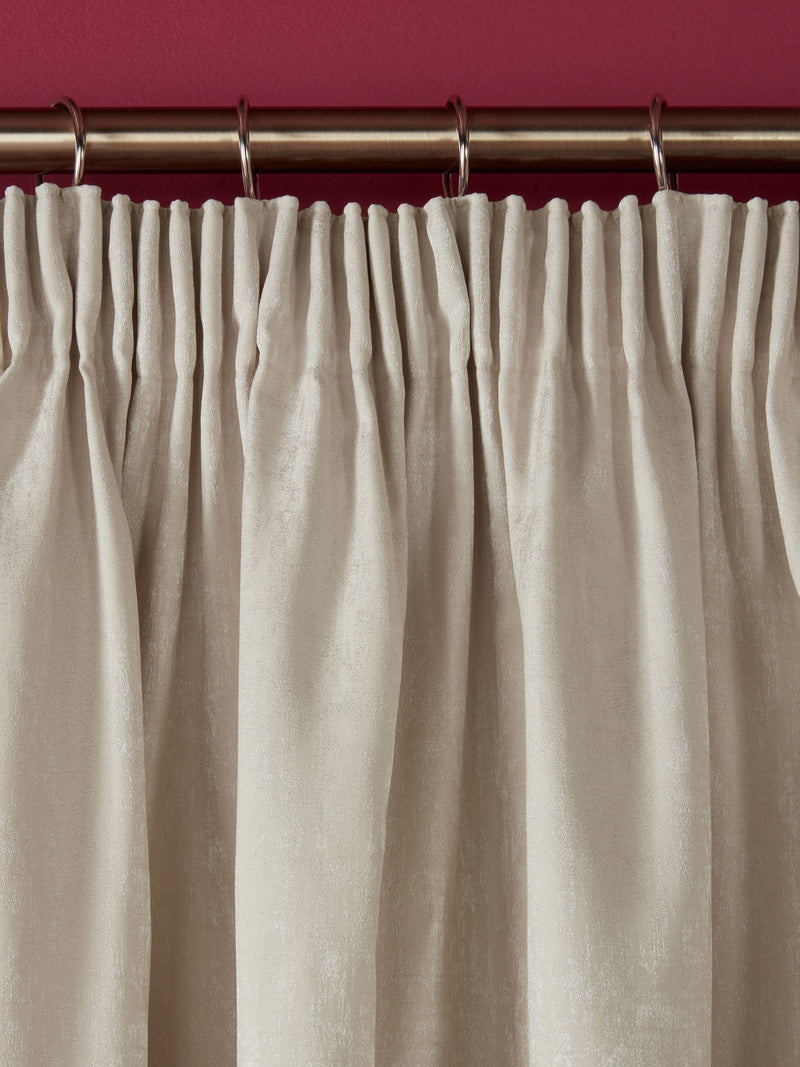 Laura Ashley Natural Whinfell Headertape Curtains