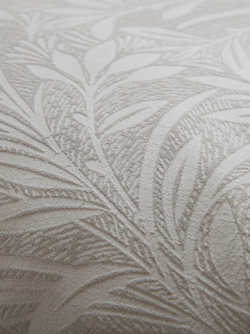 Laura Ashley Grey Barley Embossed cushion 50cm - British product