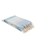 Laura Ashley seaspray blue stripe throw 170x130cm UK version