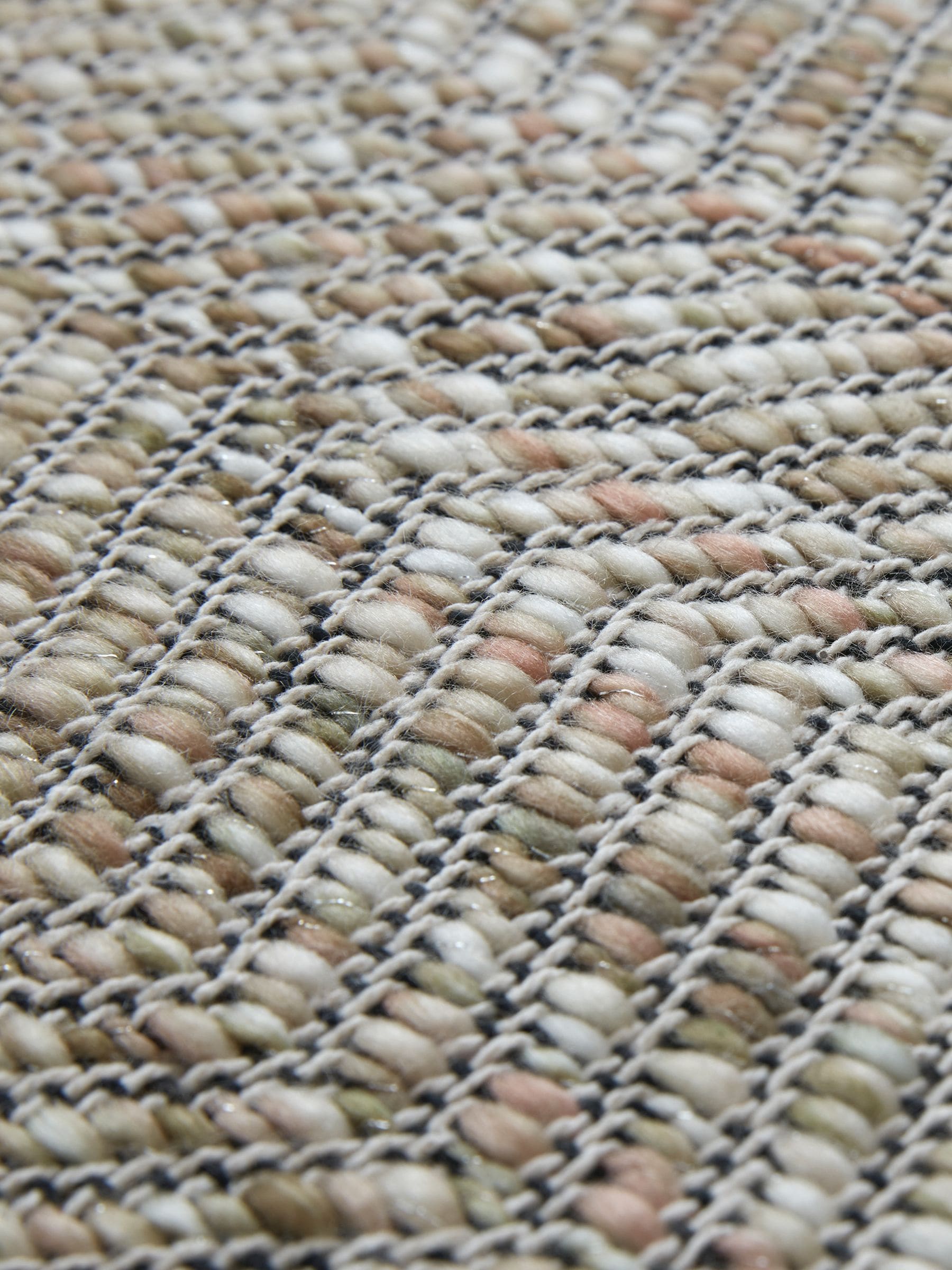 Laura Ashley Natural Liberton textured woven throw 170x130cm, UK version