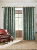 Laura Ashley Pussy Willow fern green curtains 163x137cm, imported from the UK