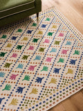 Nina Campbell Paradis flatweave rug cream (British brand)