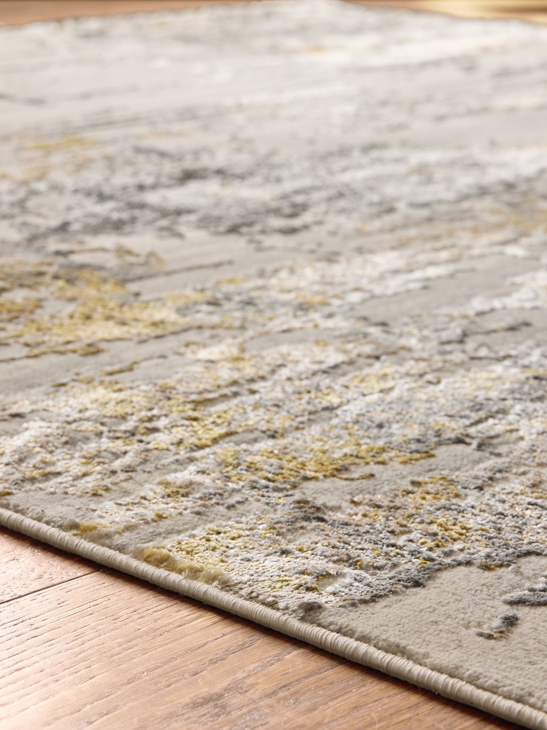 Lipsy silver luxe abstract rug (British brand)