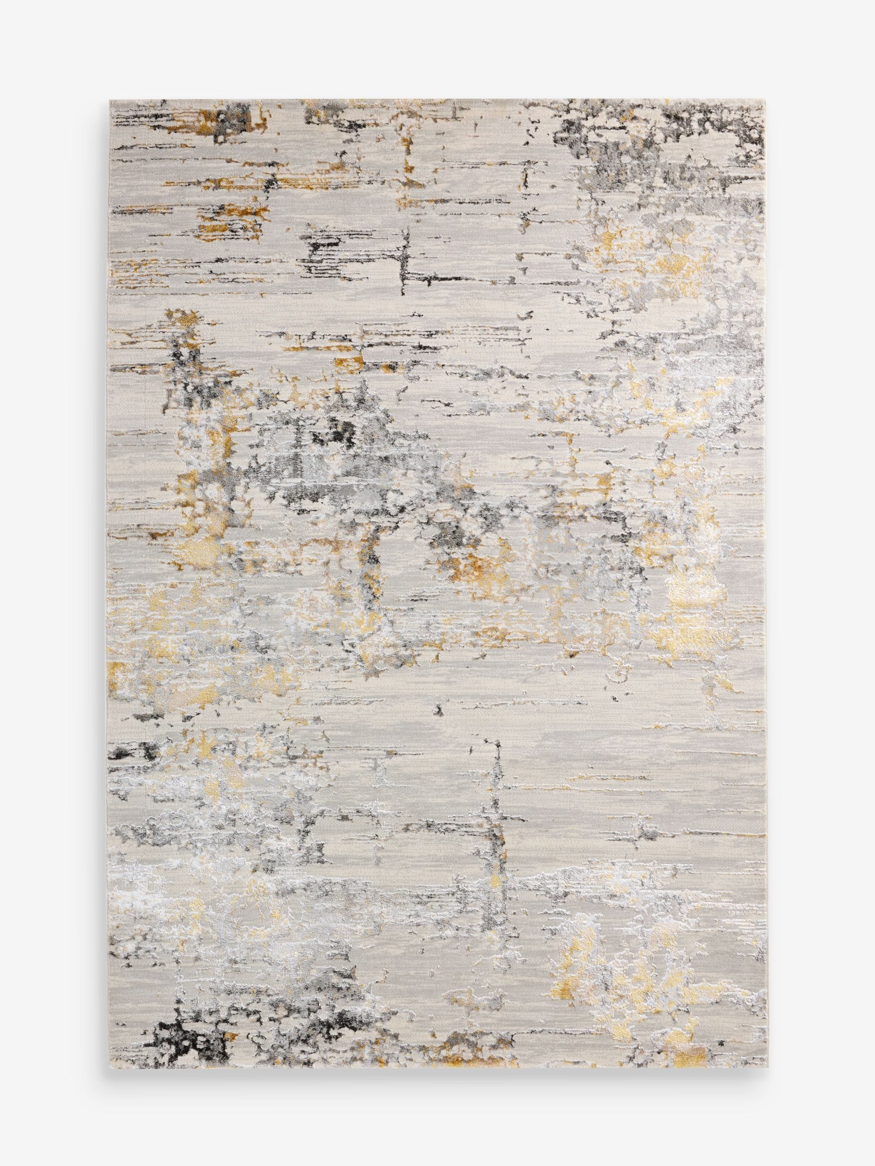 Lipsy silver luxe abstract rug (British brand)
