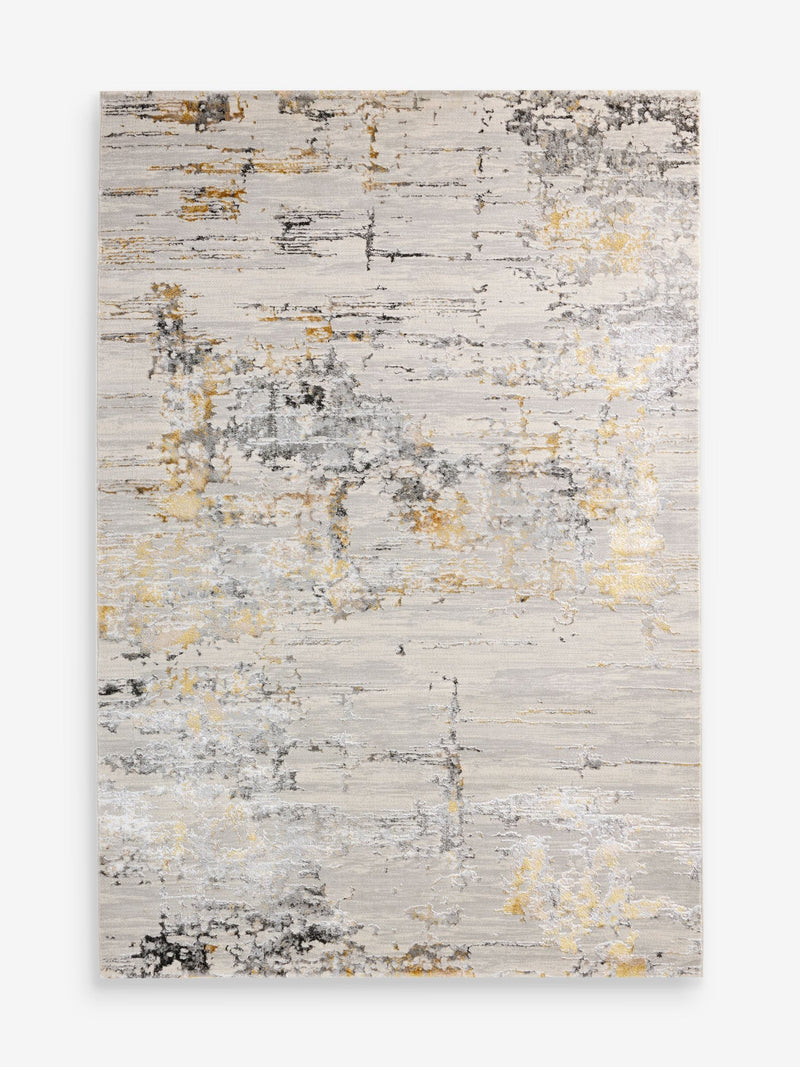 Lipsy silver luxe abstract rug (British brand)