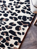 Rockett St George Leopard Love Wool Tufted Rug (British brand)