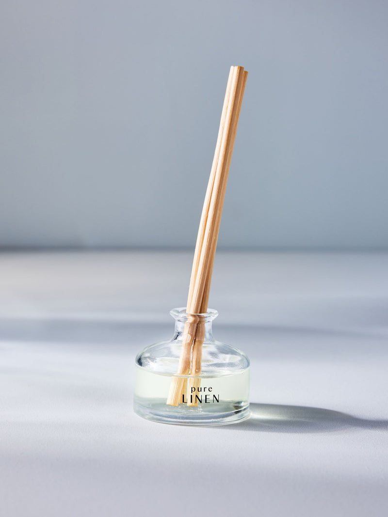 Pure Linen Marine & Gardenia reed diffuser 40ml, imported from the UK