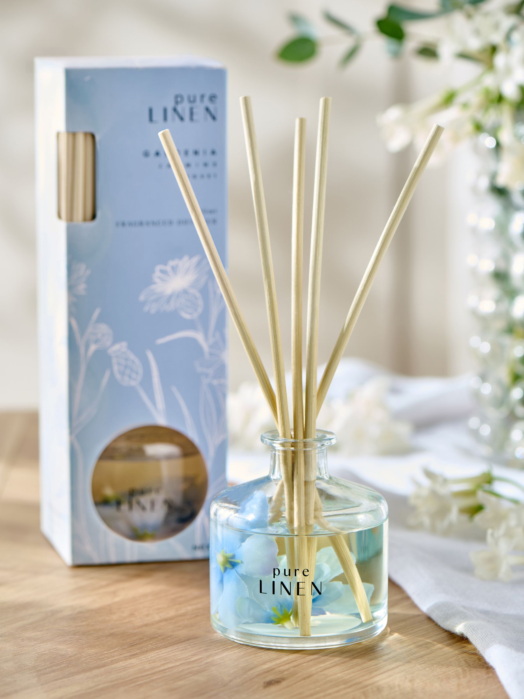 Pure Linen Marine & Gardenia Country Classic Reed Diffuser 40ml