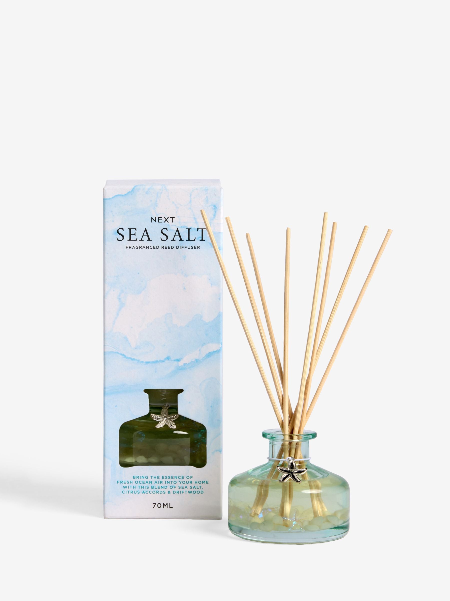 Sea Salt and Citrus reed diffuser set of 3 (British brand)