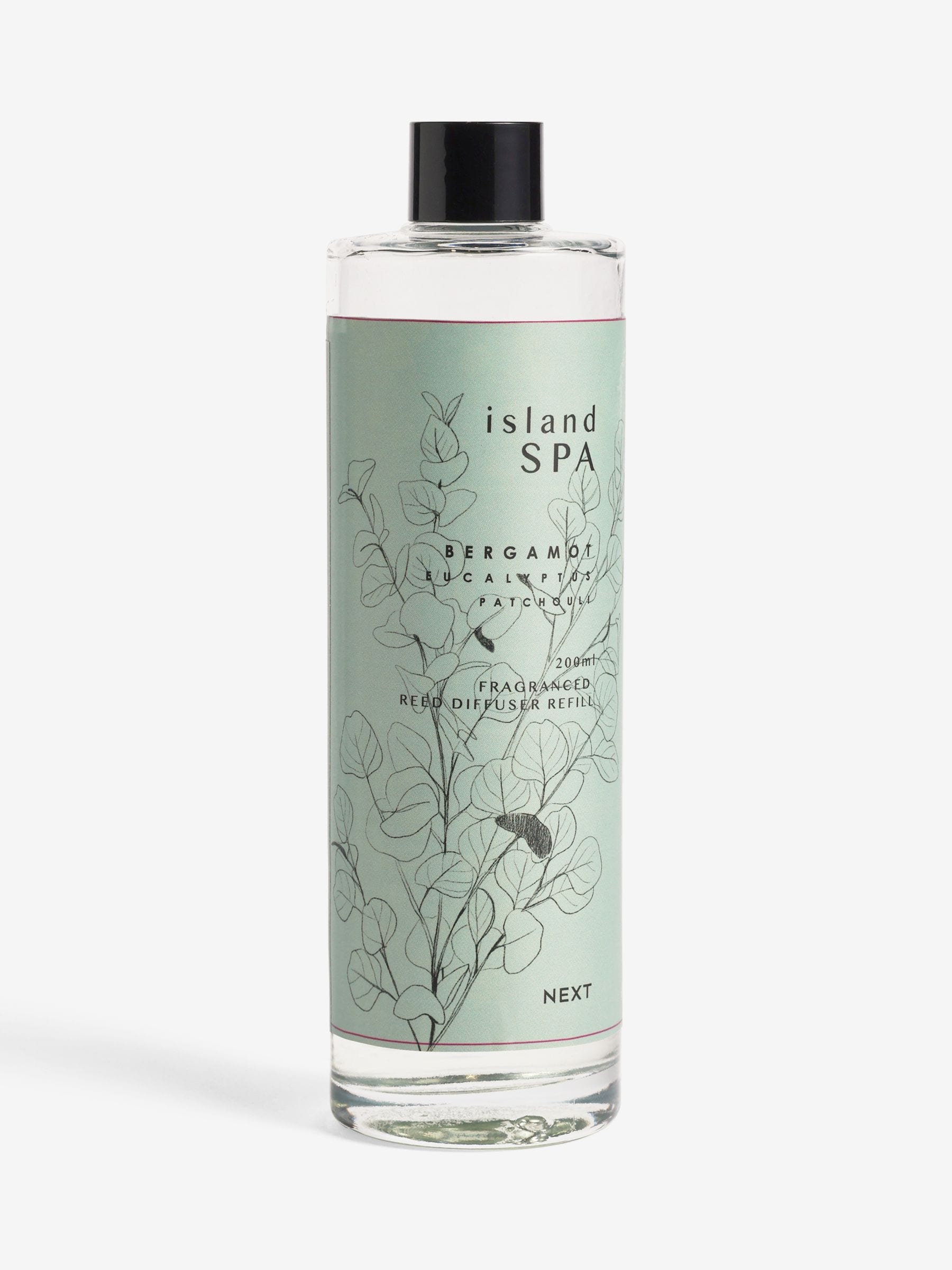 Diffuser refill with eucalyptus, bergamot and green tea scent - British product