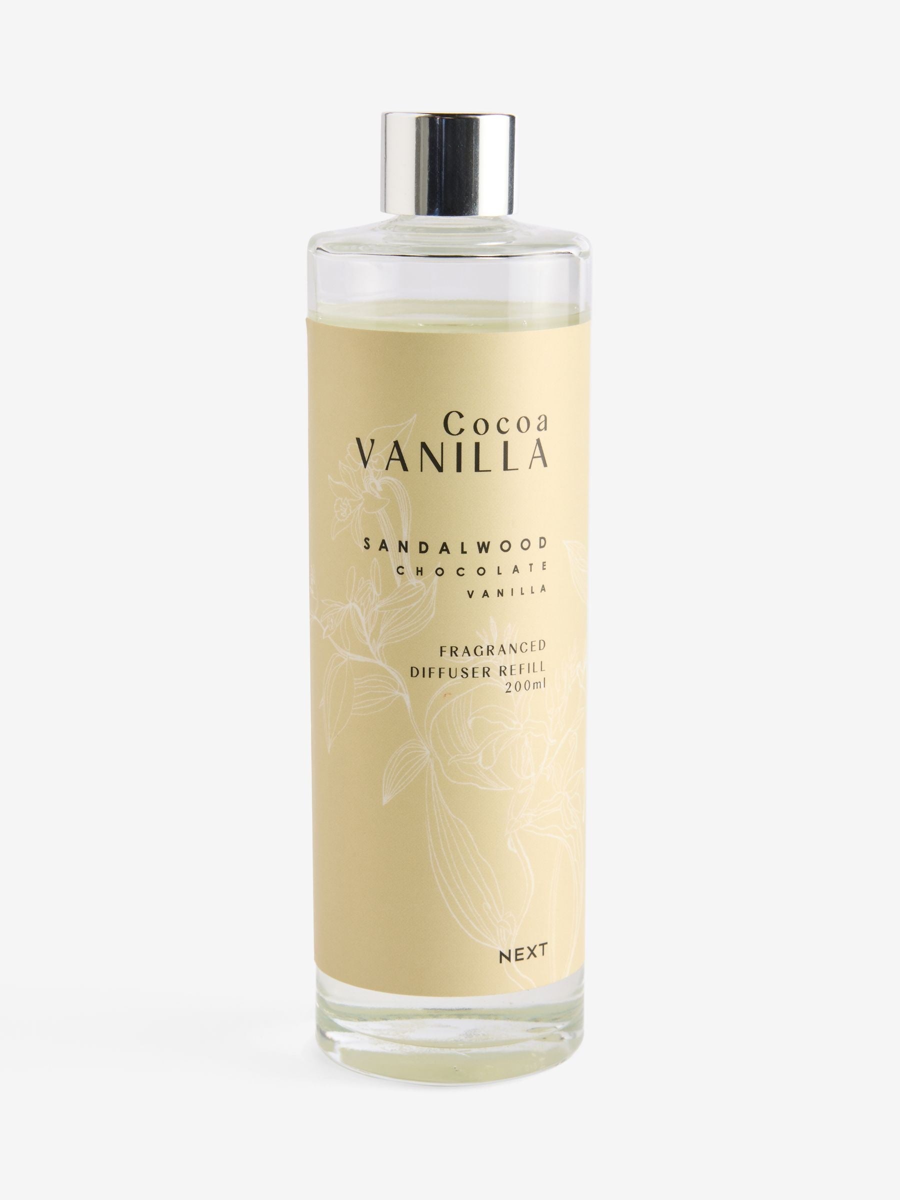 Reed diffuser refill vanilla musk sandalwood blend - British product