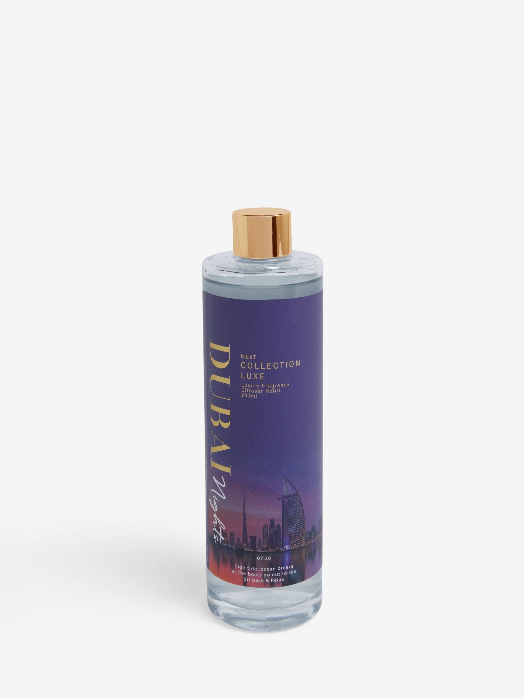 Collection Luxe Dubai Nights reed diffuser refill 200ml - British product