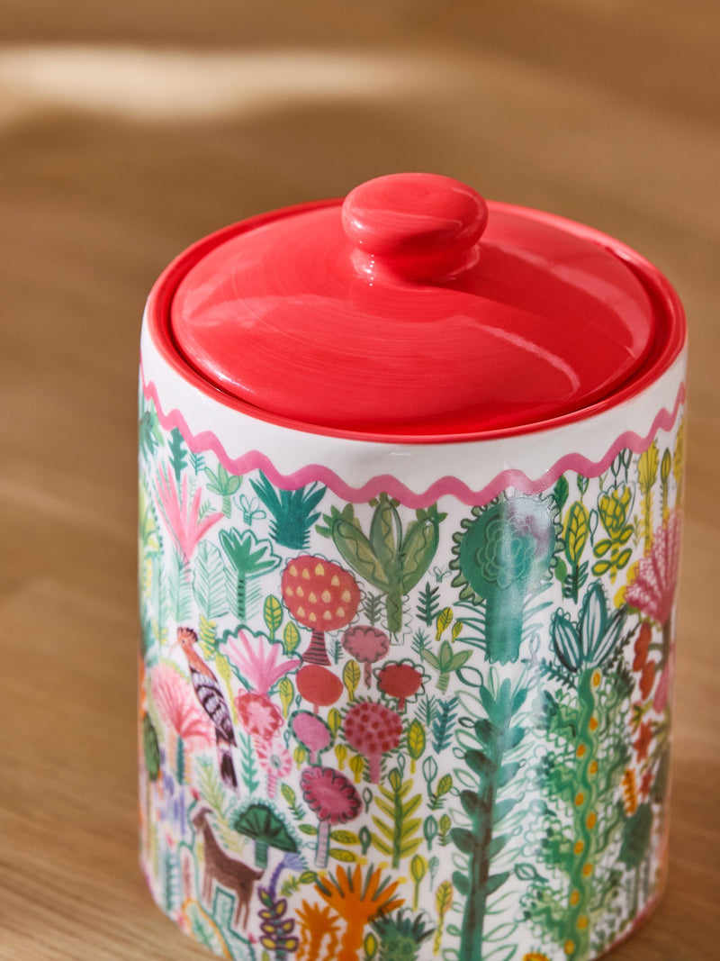 Lucy Tiffney pink large storage jar, UK version