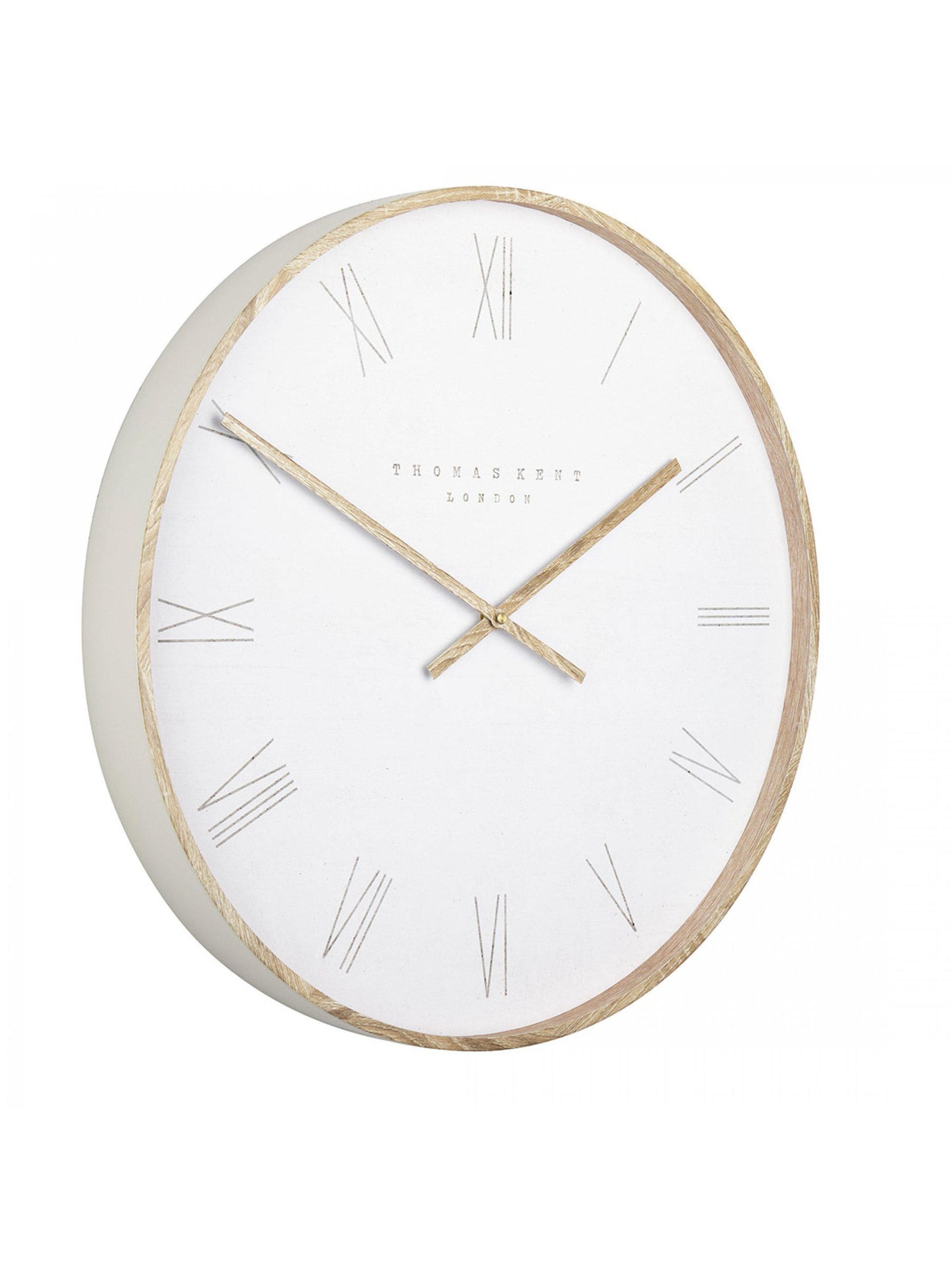 Thomas Kent Clocks Natural Nordic wall clock 21 inch (British brand)