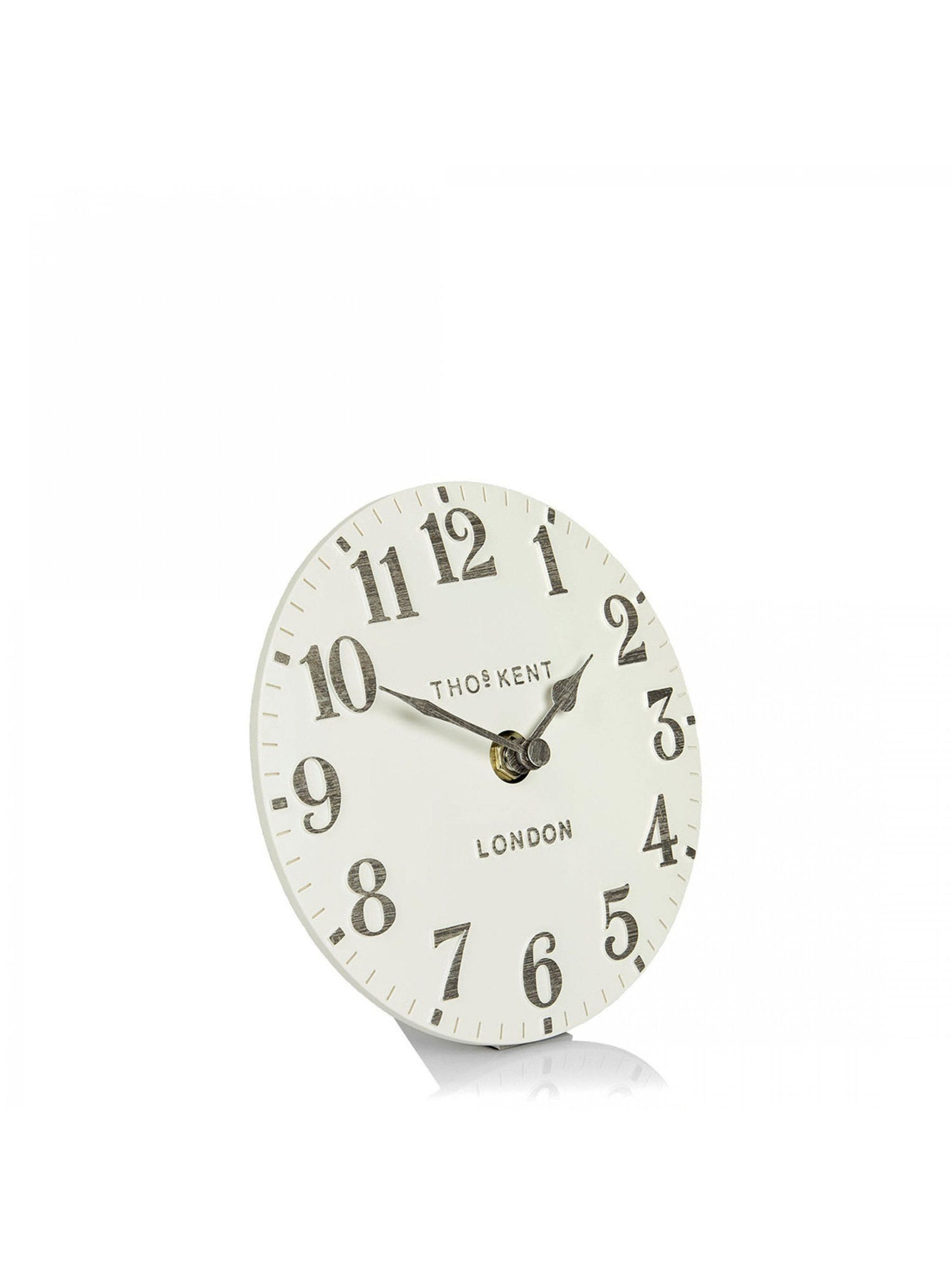 Thomas Kent Natural Arabic Mantel Clock 6 Inch (British brand)
