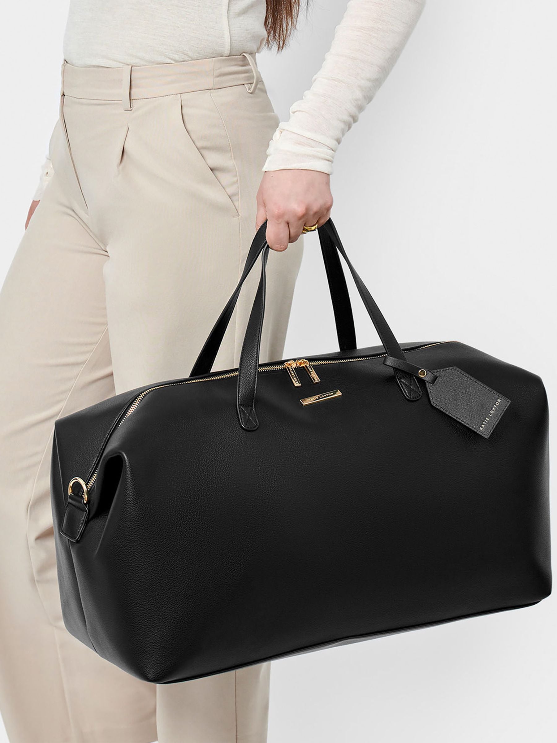 Katie Loxton black weekend holdall bag, UK version