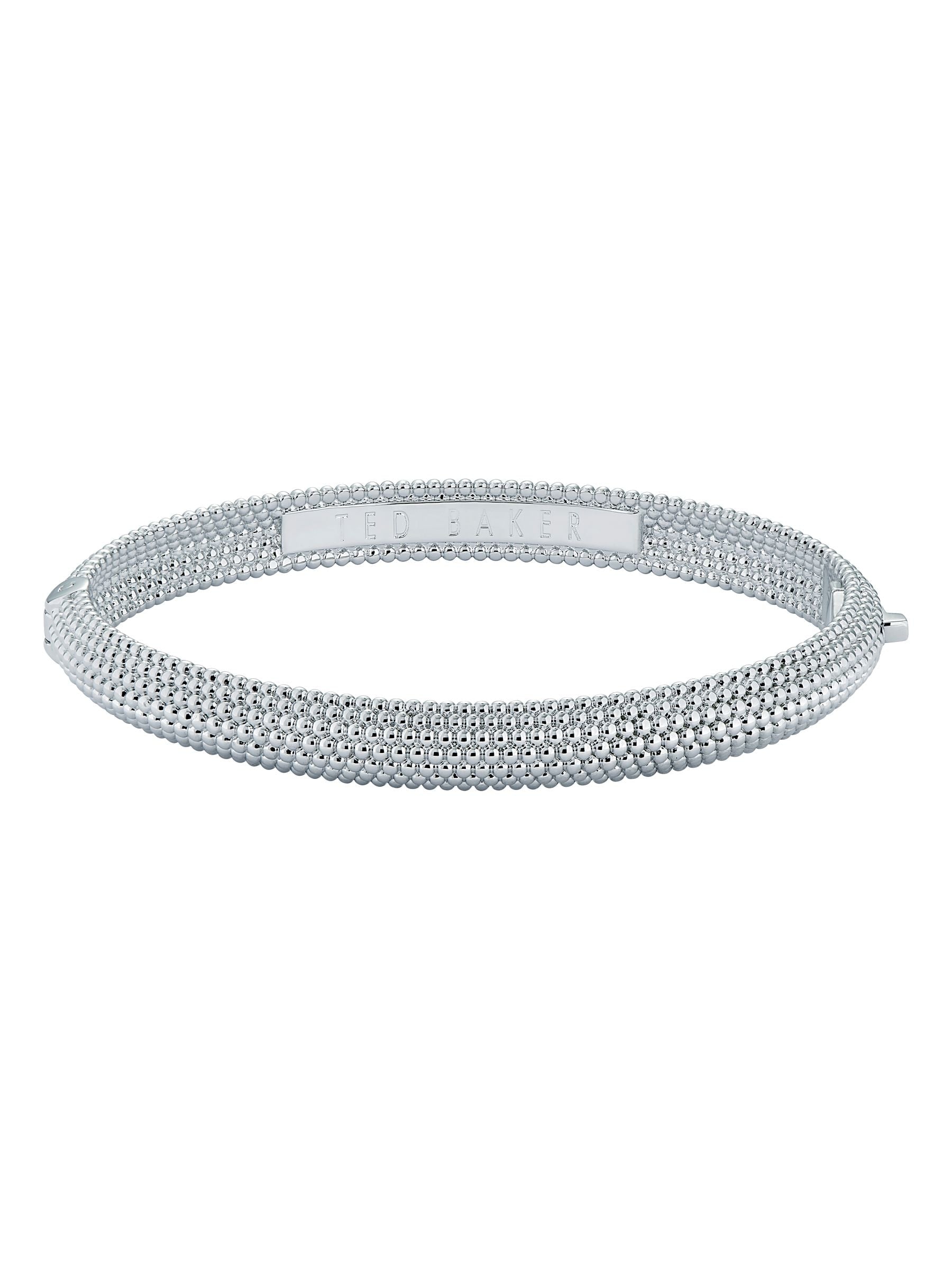 Ted Baker silvertone dotty bangle bracelet (British brand)