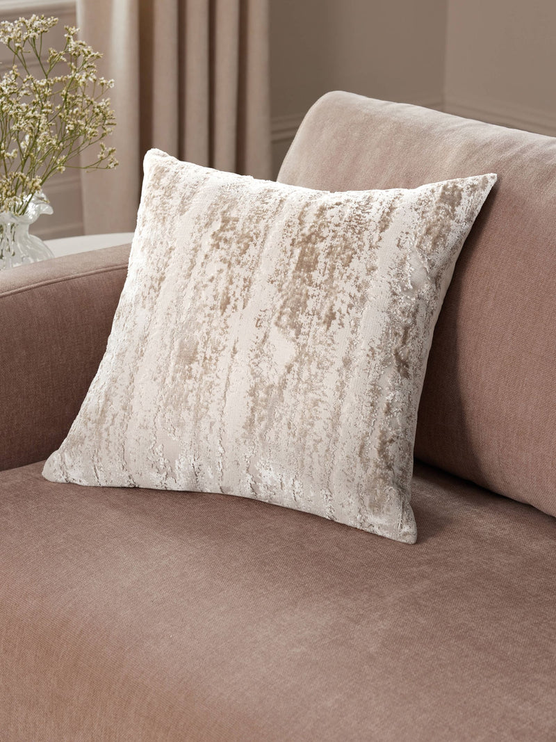 Charcoal Grey Collection Luxe Fem Chic Velvet Abstract Cushion 59 x 59cm