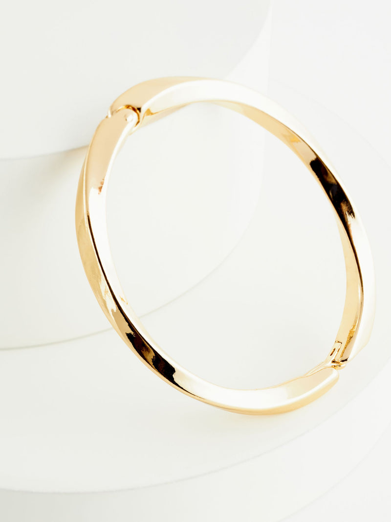 Gold Tone Twist Bangle, UK version
