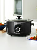 Morphy Richards black slow cooker 3.5L, UK version