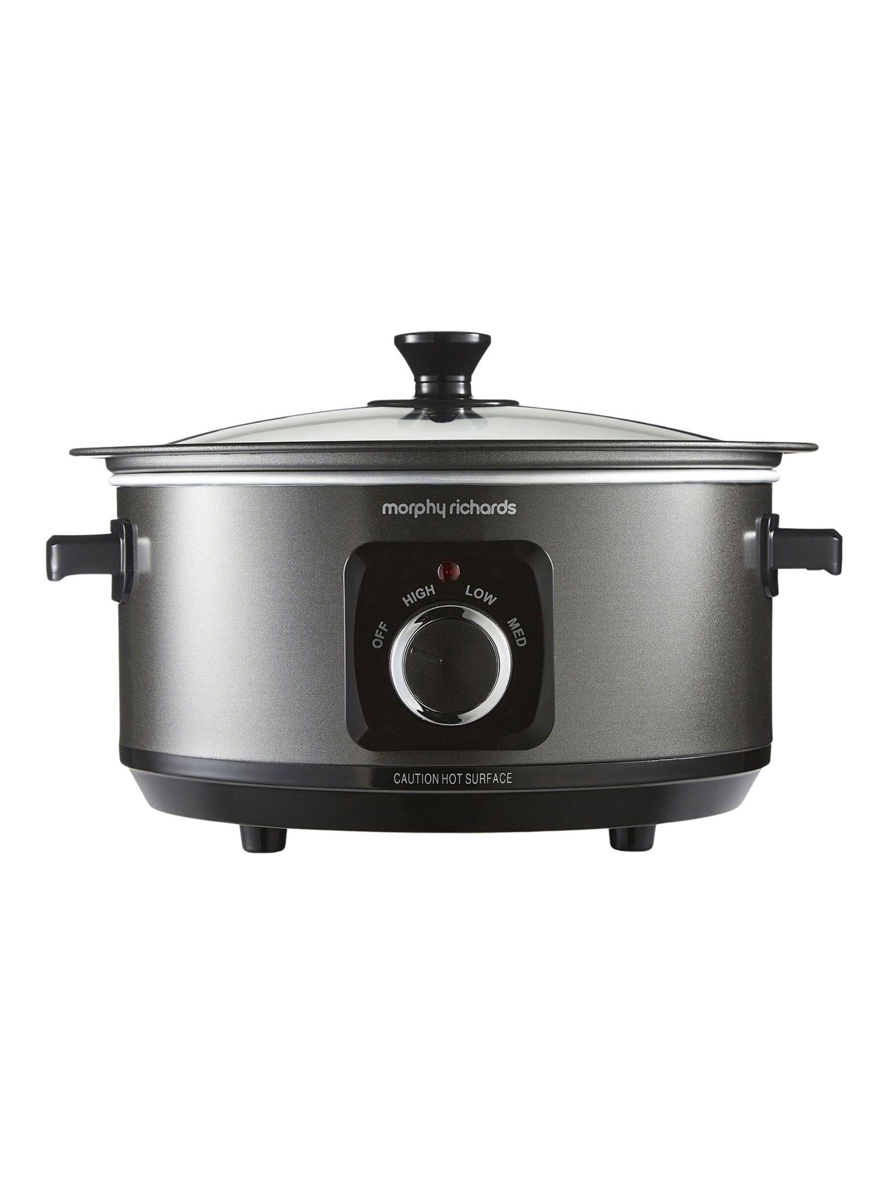 Morphy Richards black slow cooker 3.5L, UK version