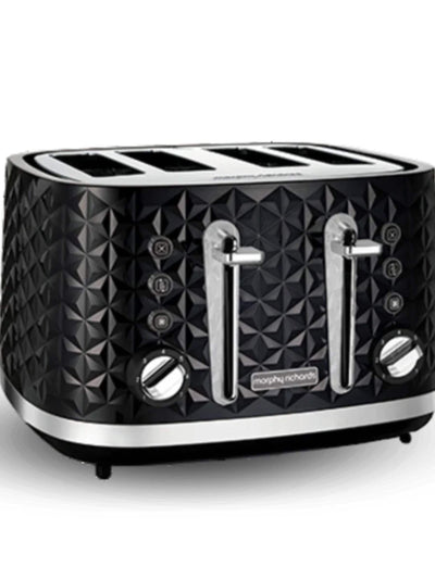 Morphy Richards Black Vector Toaster für 4 Scheiben