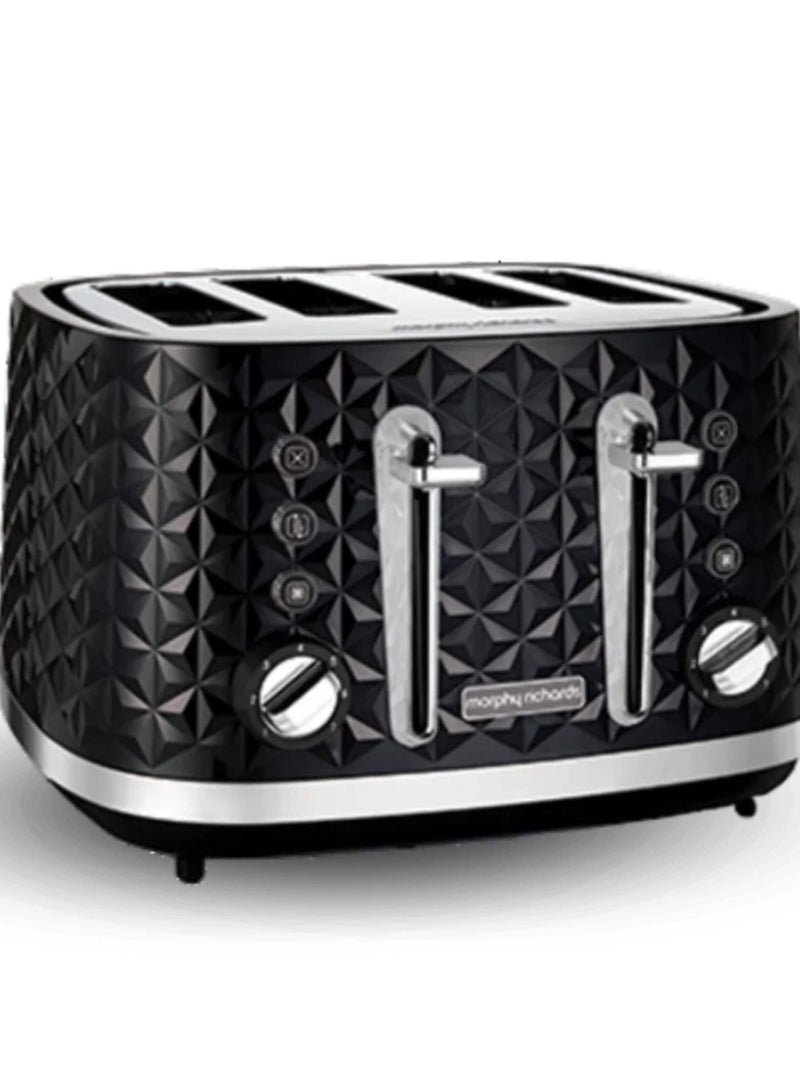 Morphy Richards Black Vector 4 Slice Toaster, imported from the UK