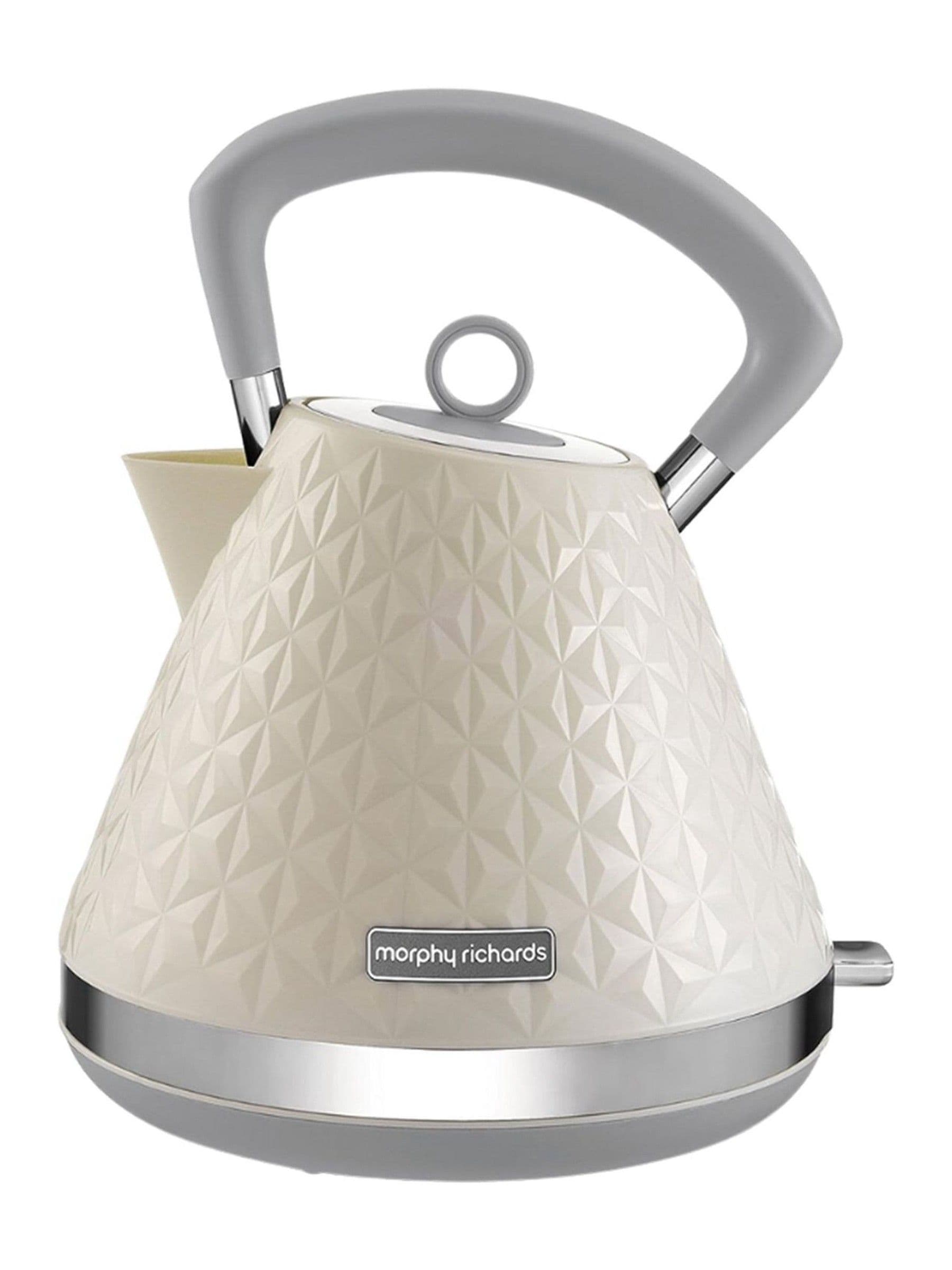 Morphy Richards Cream Vector Pyramid Kettle