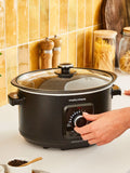 Morphy Richards Black Easy Time 3.5L Slow Cooker