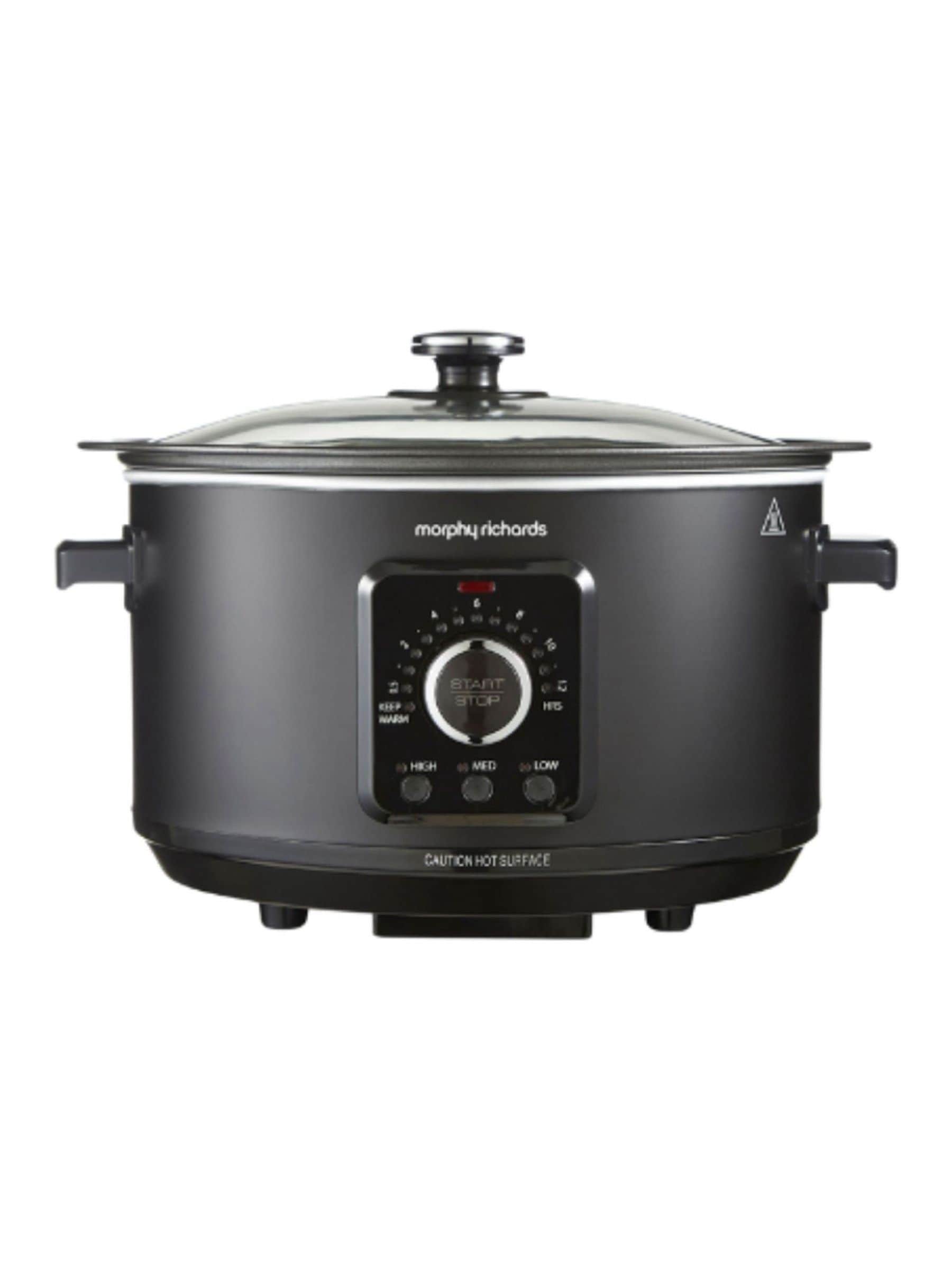 Morphy Richards Black Easy Time 3.5L Slow Cooker