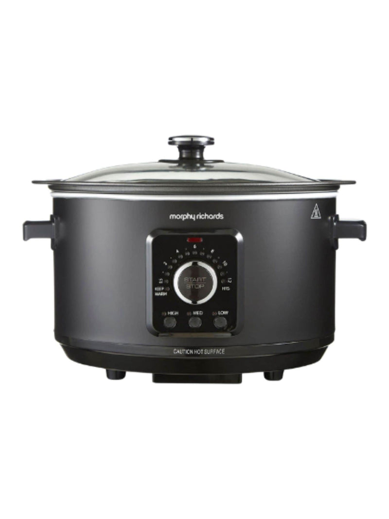 Morphy Richards Black Easy Time 3.5L Slow Cooker