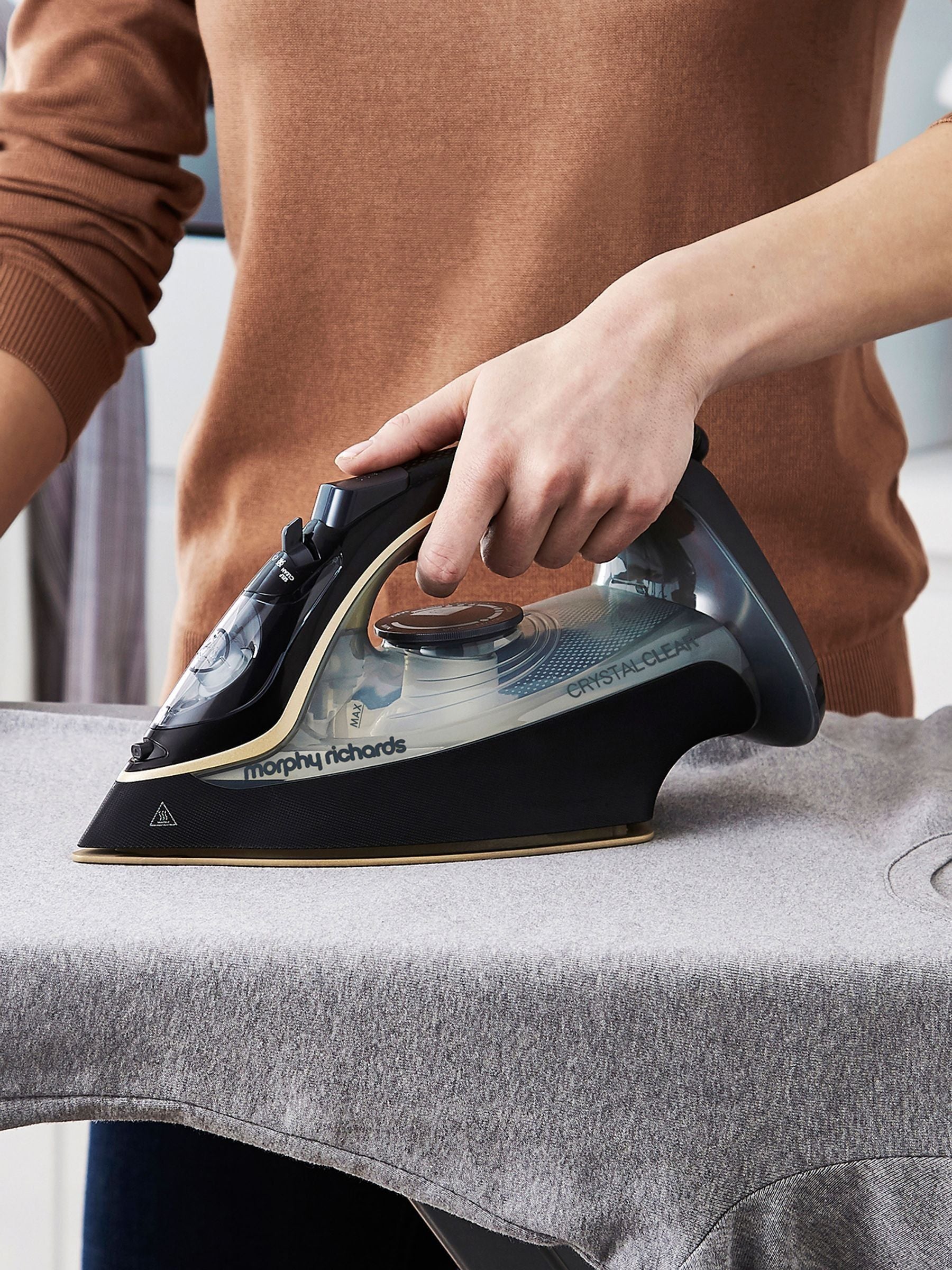 Morphy Richards steam iron gold and black, imported from the UK