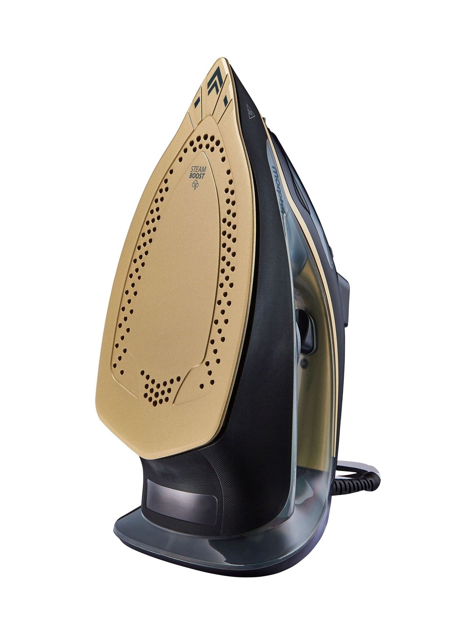 Morphy Richards steam iron gold and black, imported from the UK