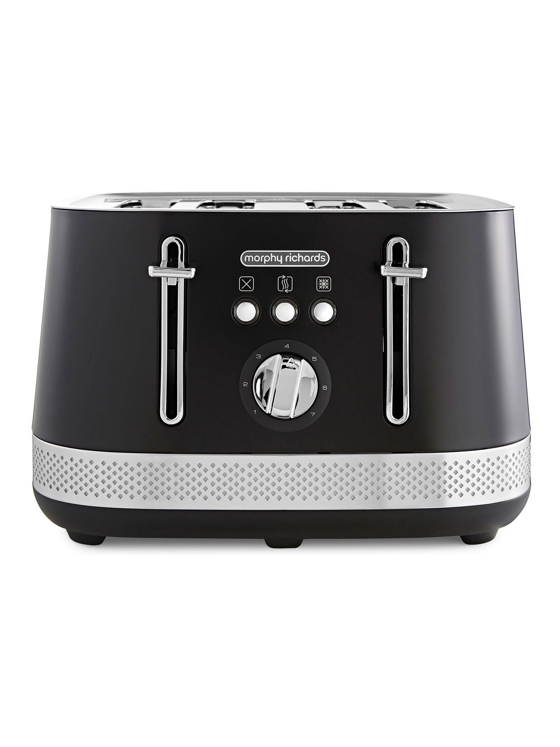 Morphy Richards Black Illumination 4 Slice Toaster