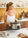 Morphy Richards Brushed Stainless Steel 6.5L Slow Cooker