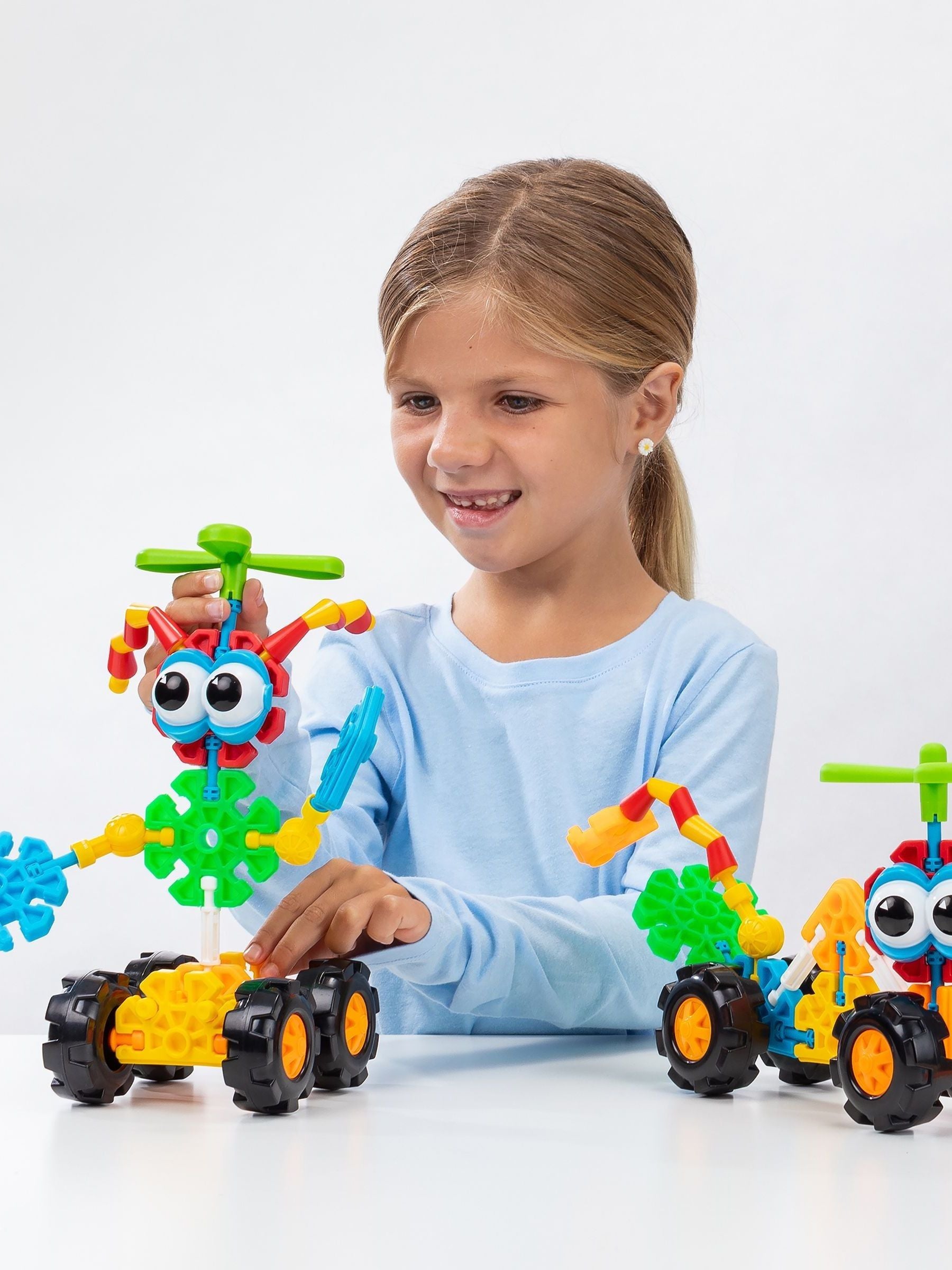K'nex Zoomin' Buddies construction toy set, imported from the UK