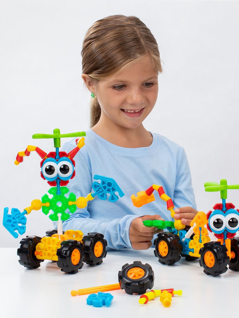 K'nex Zoomin' Buddies construction toy set, imported from the UK