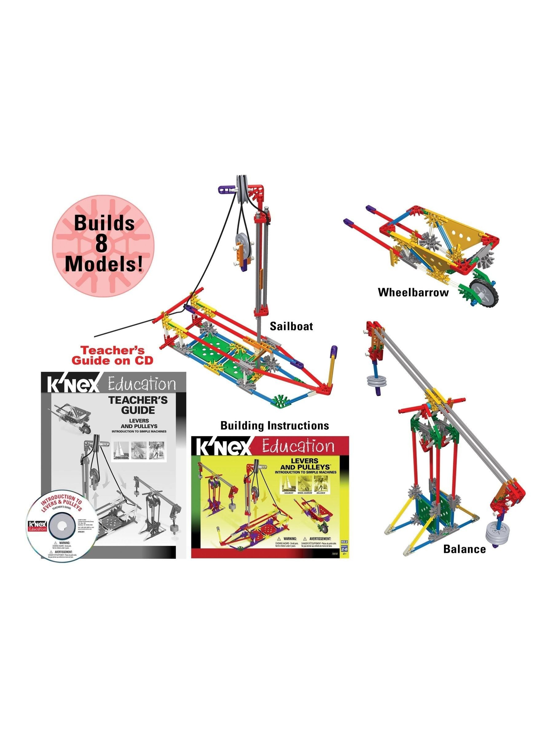 K'NEX Education building set Levers and Pulleys 178 pieces, imported from the UK
