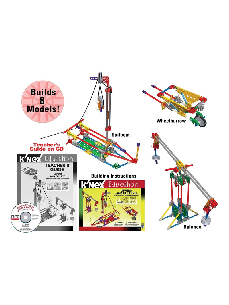K'NEX Education building set Levers and Pulleys 178 pieces, imported from the UK