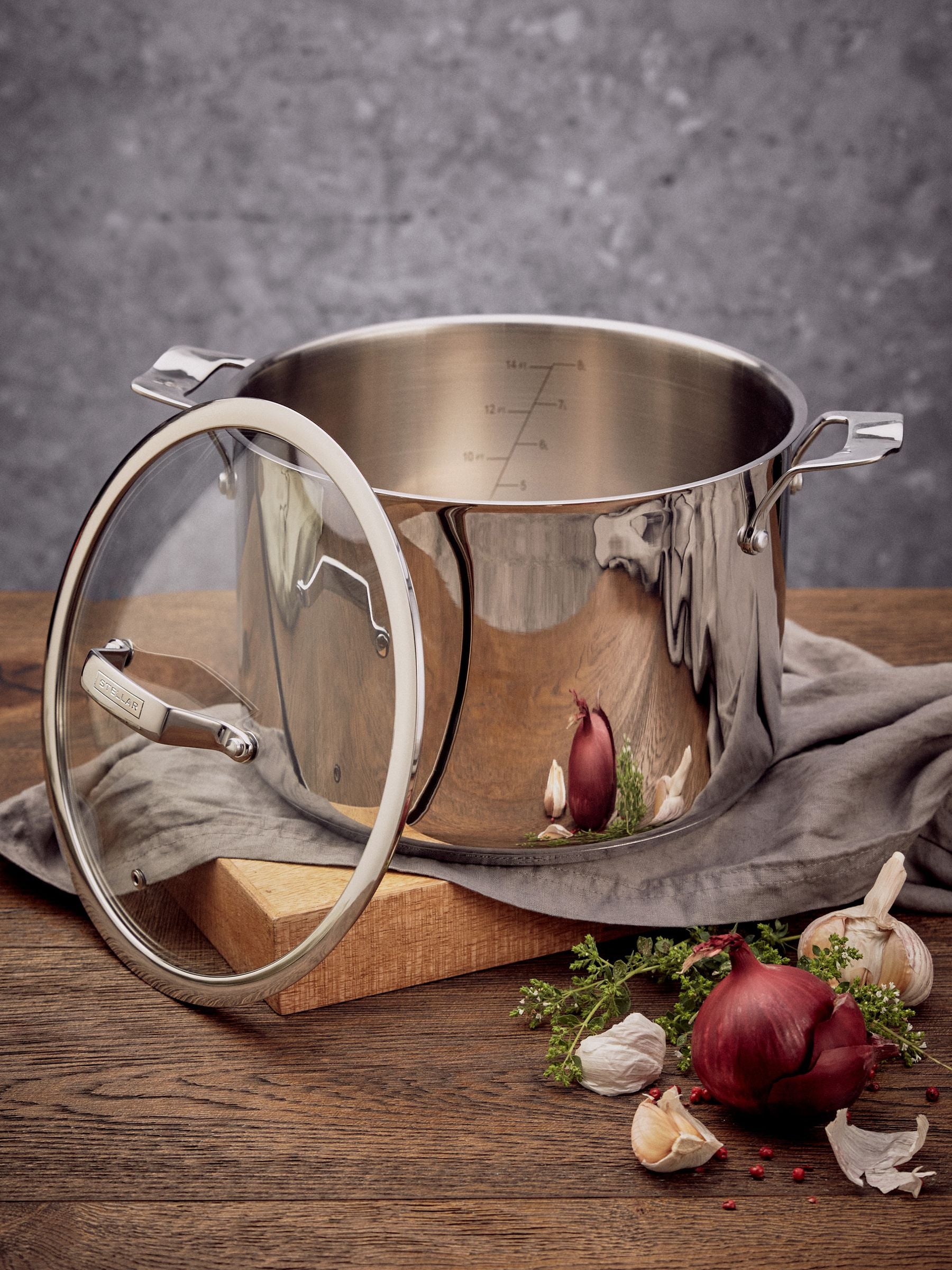 Stellar stockpot 26cm 8L, UK version