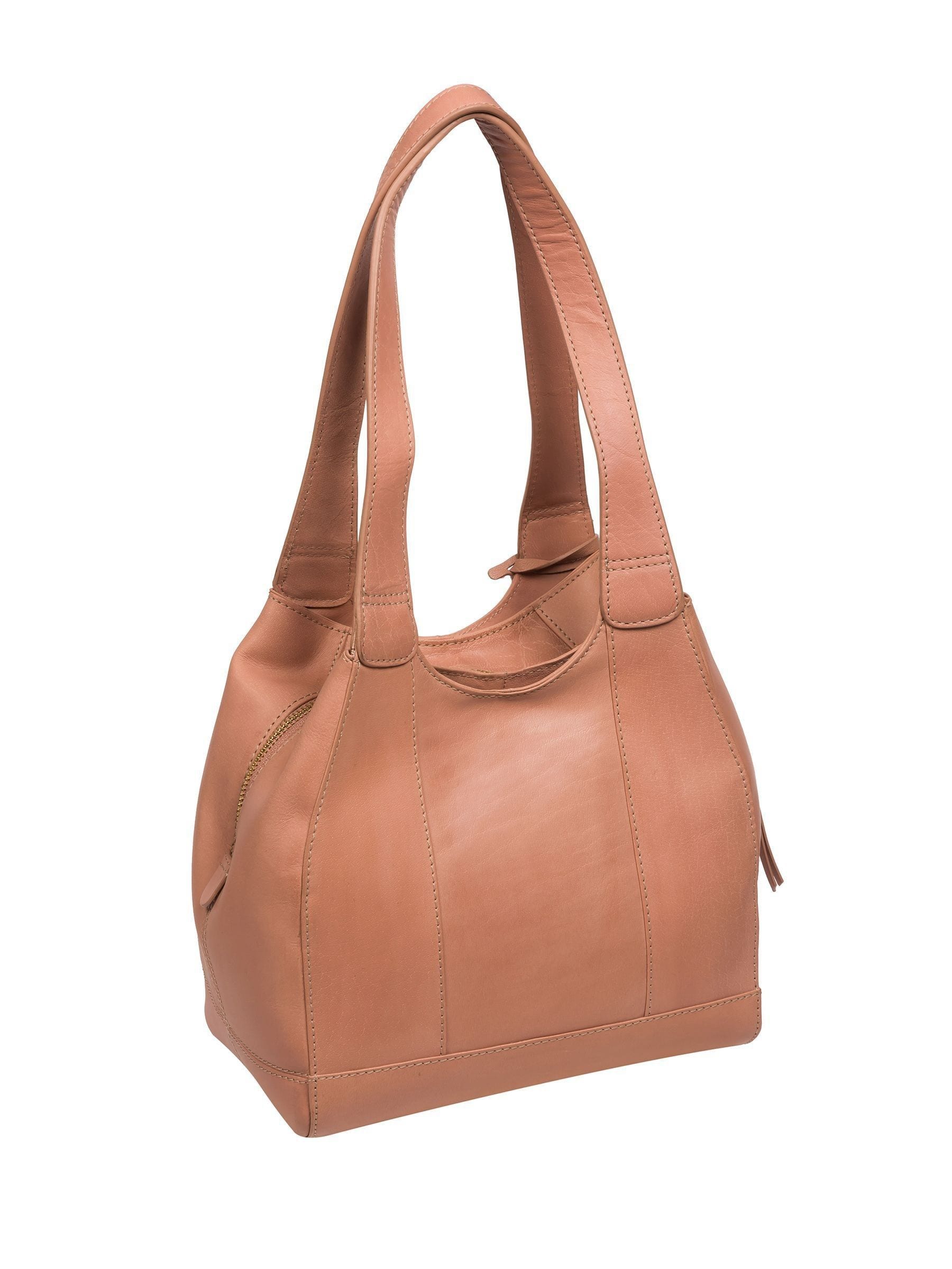 Conkca Subtle Pink Juliet leather handbag, UK version