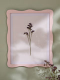 Pink Wavy Wooden Photo Frame