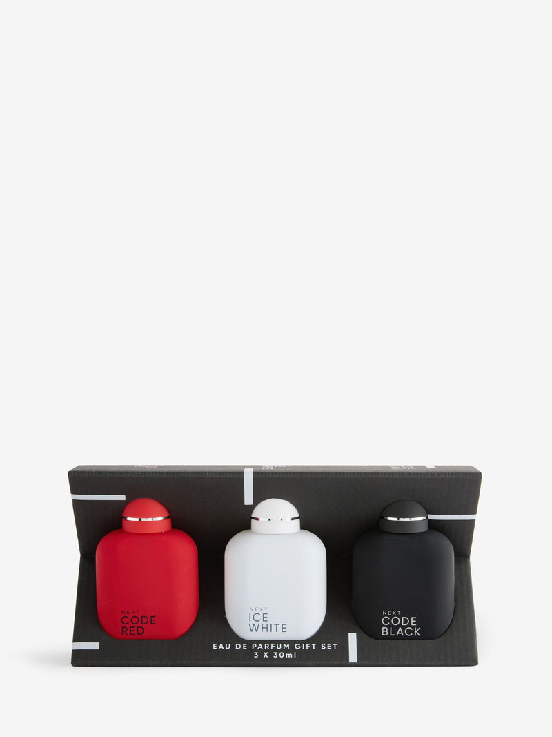 Men's fragrance gift set Code Red Ice White Code Black 90ml (British brand)