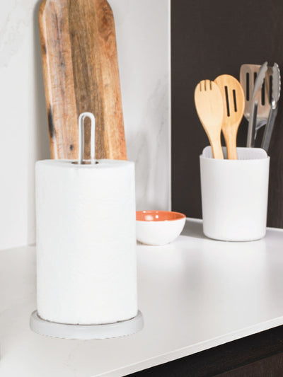 Bundle med redskapsholder og papirrullholder med sklisikker base