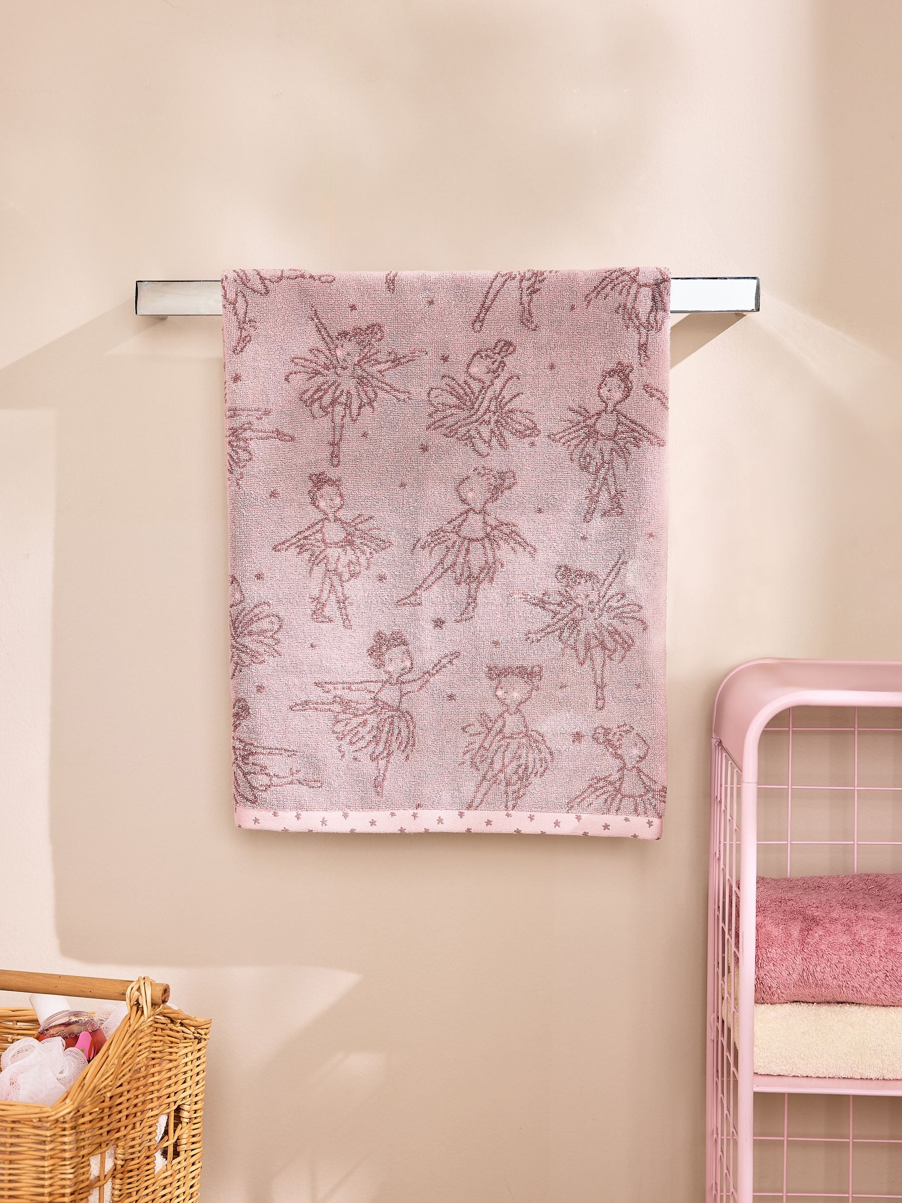 Pink Kids 100% Cotton Towels