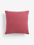 Rockett St George pink embroidered Bad Decisions slogan cushion 45cm (British brand)