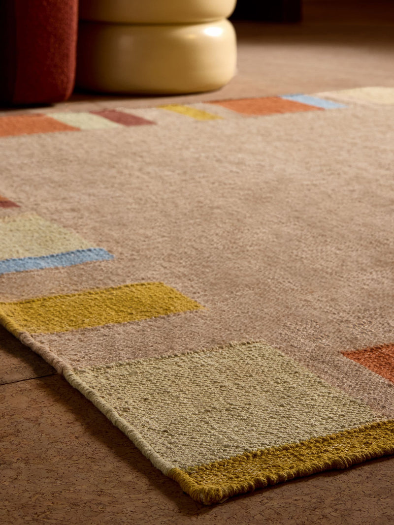 MADE.COM Multi Wilson flat weave jute rug, UK version
