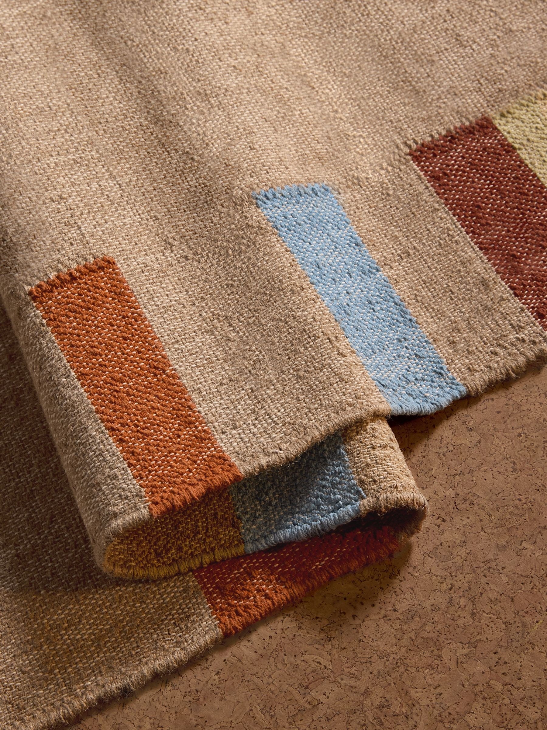 MADE.COM Multi Wilson flat weave jute rug, UK version